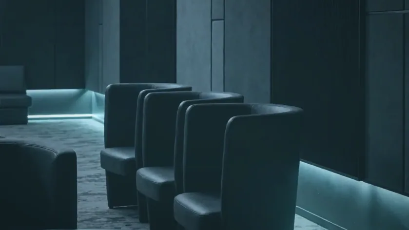 Un tapis de l'espace jeux sous la verrière